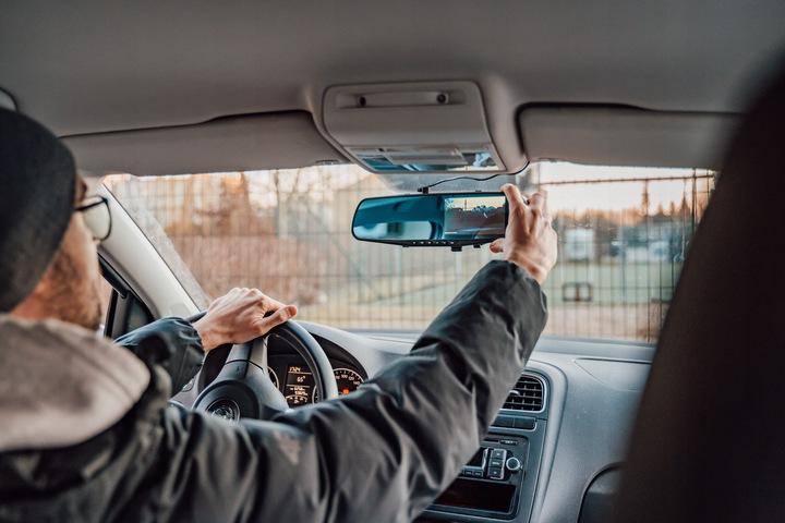 Video Recorder in the Mirror Car Reversing Camera Driving Recorder