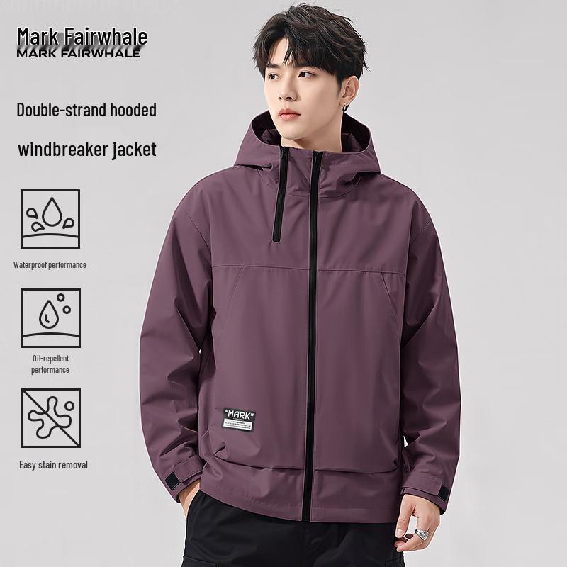 

Мужская свободная уличная куртка с капюшоном 2XL