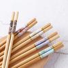 Chinese Style Bamboo Anti-skid Sushi Rice Tableware Chopsticks Dinnerware Set Kitchen Supplies