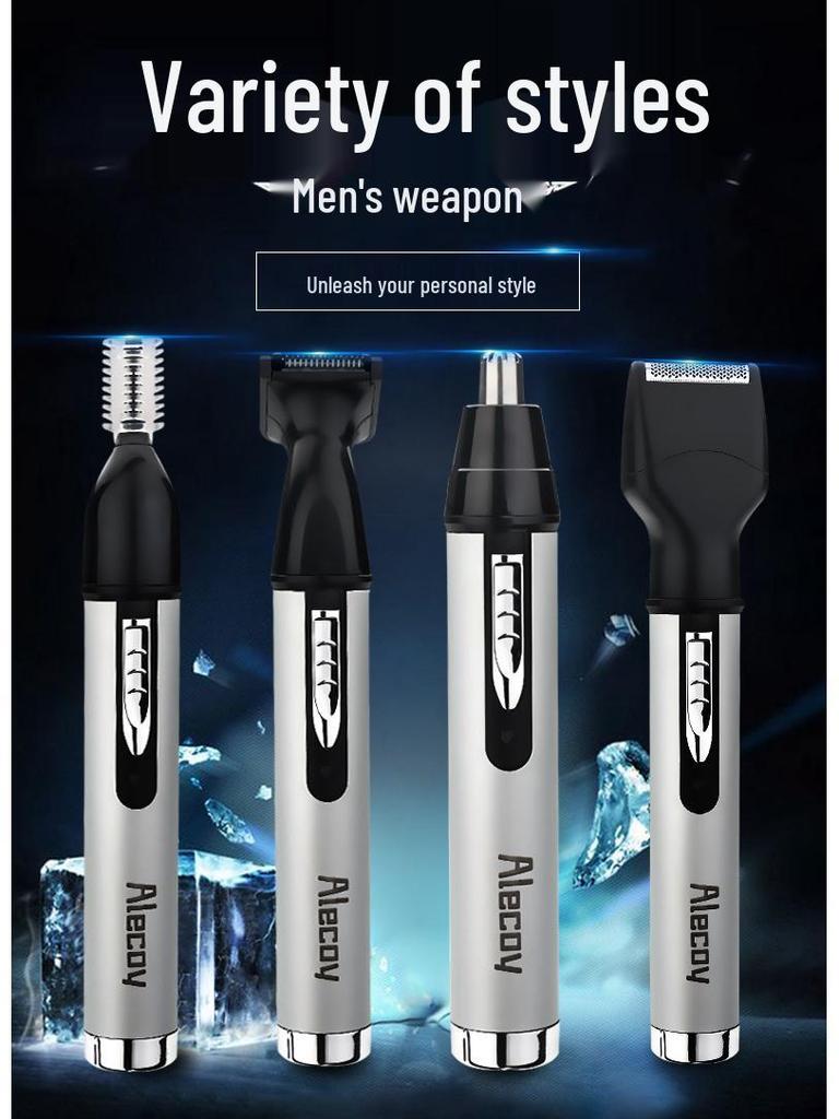 4-in-1 Electric Nose, Ear, and Eyebrow Trimmer Set