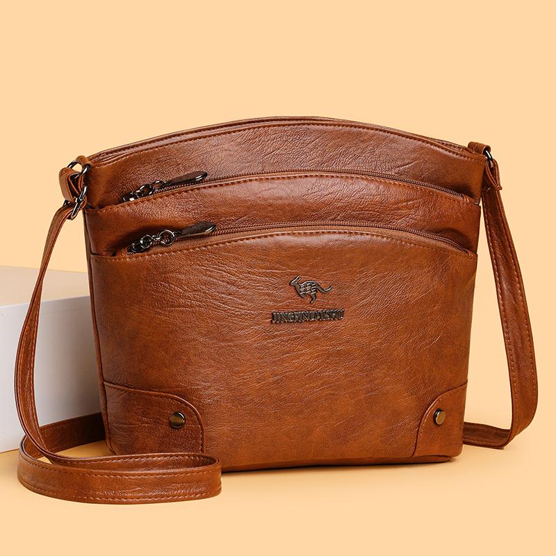 Middle-Aged and Elderly Multi-Layer Crossbody Bag Mother Bag Women's Shoulder Bag