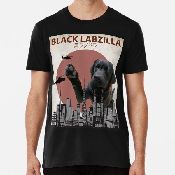 

Black Labzilla - Giant Labrador Retriever La S to 5XL Made in the AU/USA T-Shirt 4XL