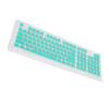 110Pcs Keyboard Keycaps FOS Step OEM Height Good Typing Feel Color Lasting Beautiful Practical Replacement Keycaps