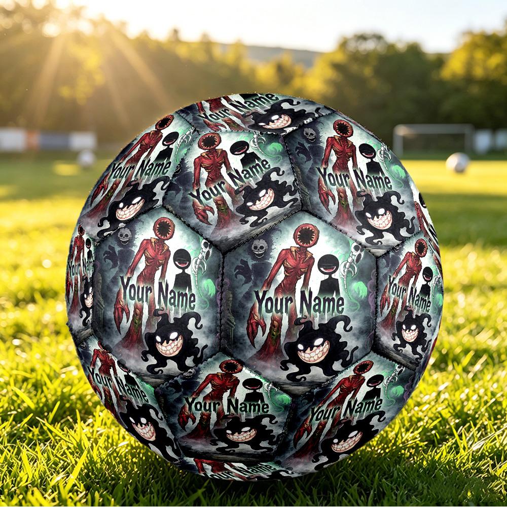 Custom Name Text Size 5 Football,Doors Standard Training Soccer Ball