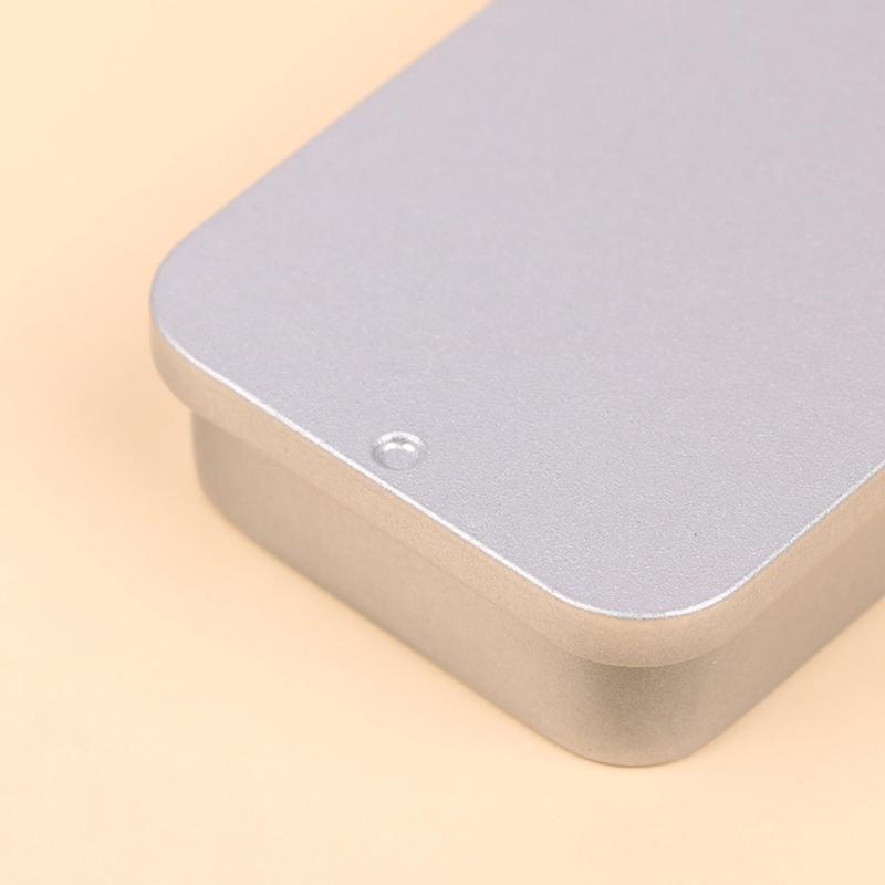 6 Styles Slide Tinplate Push-Pull Box 10G 15G 30G Solid Balm Box Candy Box Cigarette Box Key Box Sewing Box Storage Box