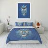 Gift for Anime Fans Pokemon Squirtle Printed Bedding Set 3PC Duvet Cover Adult Kids Gift Full Size Bedding Set Home Bed Decor