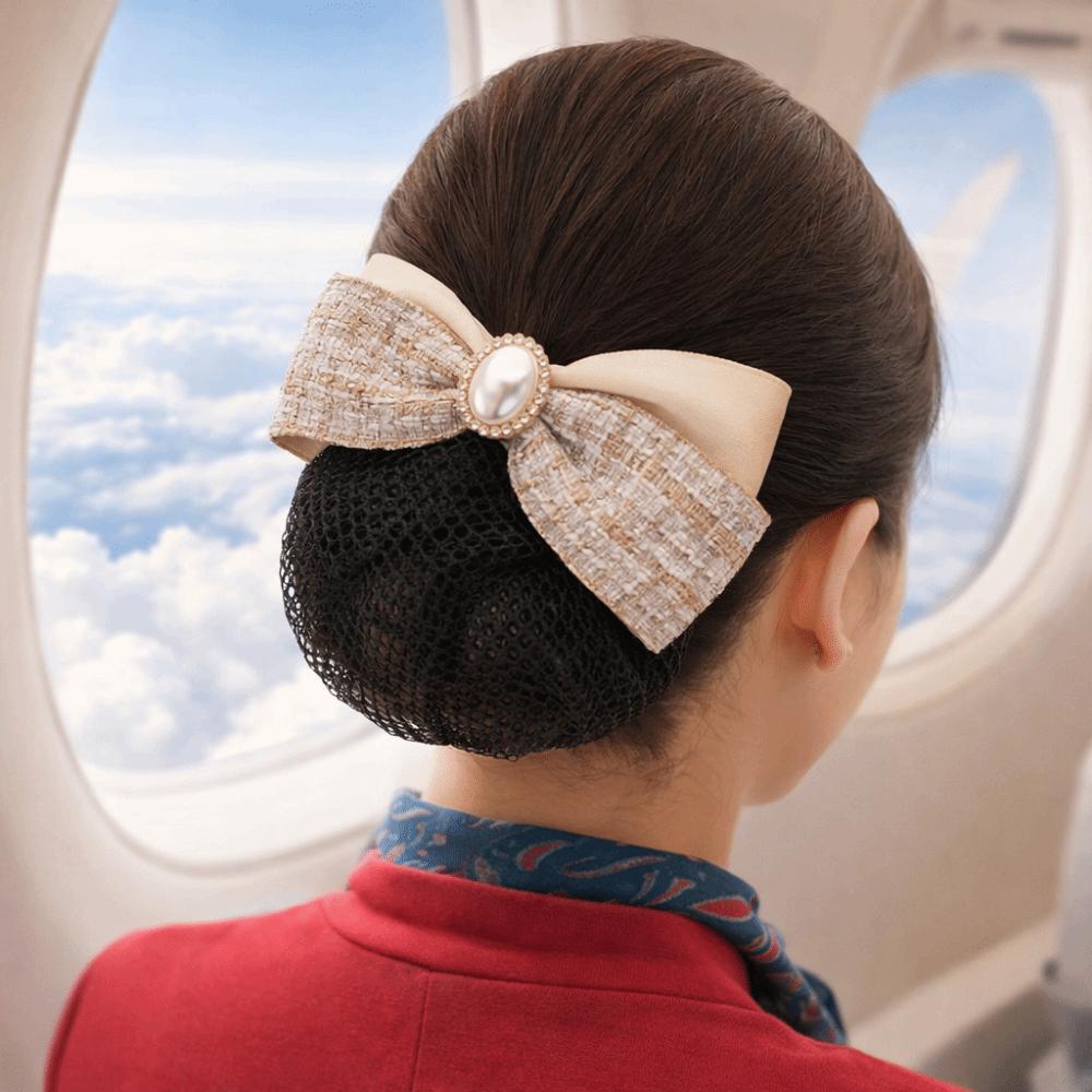 Elegant Bun Snood Hair Clip Fine Mesh Nurses Spring Clip Net Bun Hair Cover  Formal Events