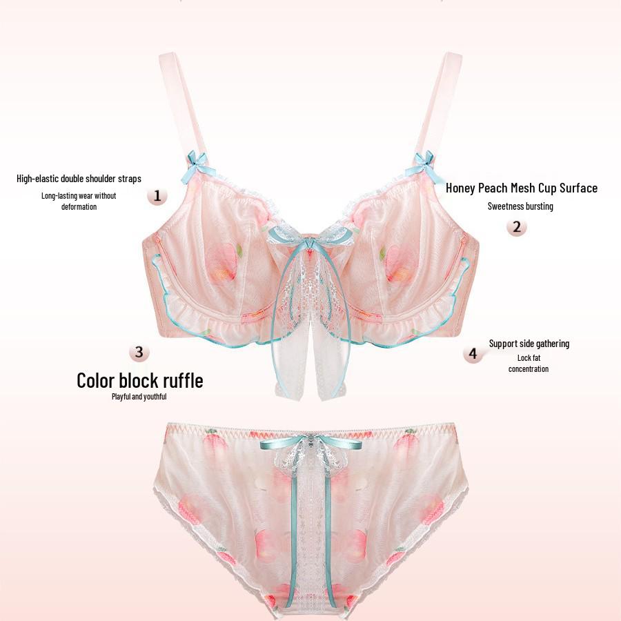 Sweet & Sultry: Japanese Style Ultra-Thin Rabbit Ears Bra – Summer Women's Underwear for a Subtle Look