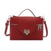 Street Style Pu Small Shoulder Bag With Zipper Closure And Metal Buckle Decor For Daily Use