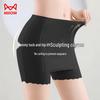 Maoren Women's Ice Silk Seamless Anti-Chafe Safety Shorts 2-Pack