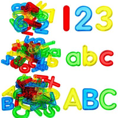 Transparente Alphabetbuchstaben und Zahlen Kinder Pädagogisches Zählen und Buchstabieren Vorschulbildung Sensorische Montessori Spielzeuge