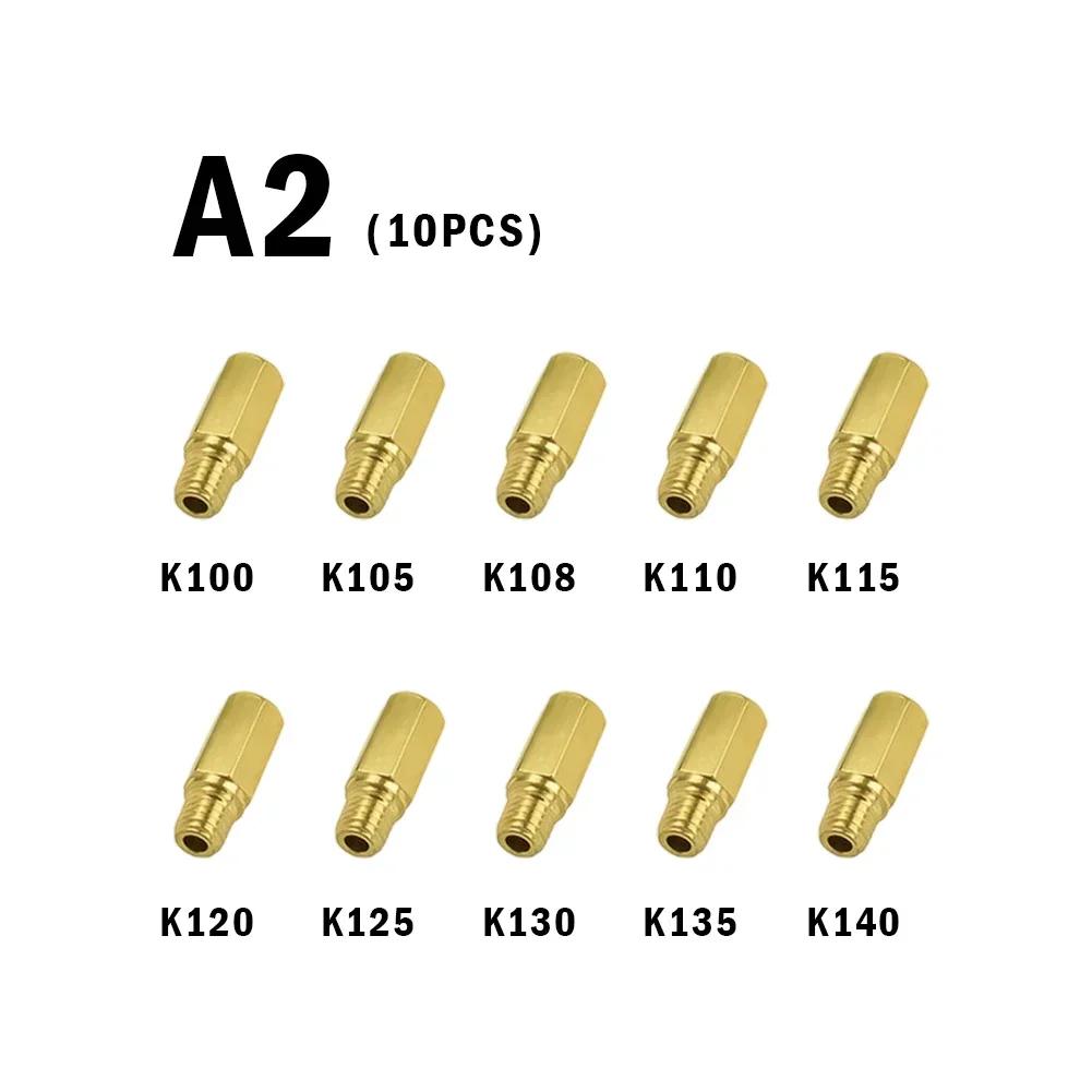 10pcs Motorcycle Carburetor M5 Main Jets Slow Pilot Jets For Keihin PWK BD CRS FCR PD PE PJ PWM Carb Parts