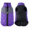 Winter Dog Jacket For Small Medium Dogs Cats Reflective Plaid Puppy Clothes With D-Ring Chihuahua Yorkies Waistcoat Pet Costumes