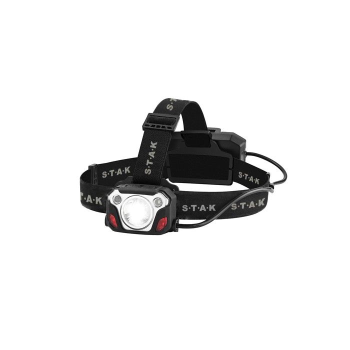 Lampe De Chantier - CAESAR : lampe frontale rechargeable 10W, 1200 lumen, avec réflecteur