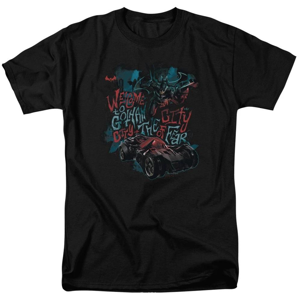 DC Comics - Batman Arkham Knight - City Of Fear -  Unisex Children s T-shirt - Black 100