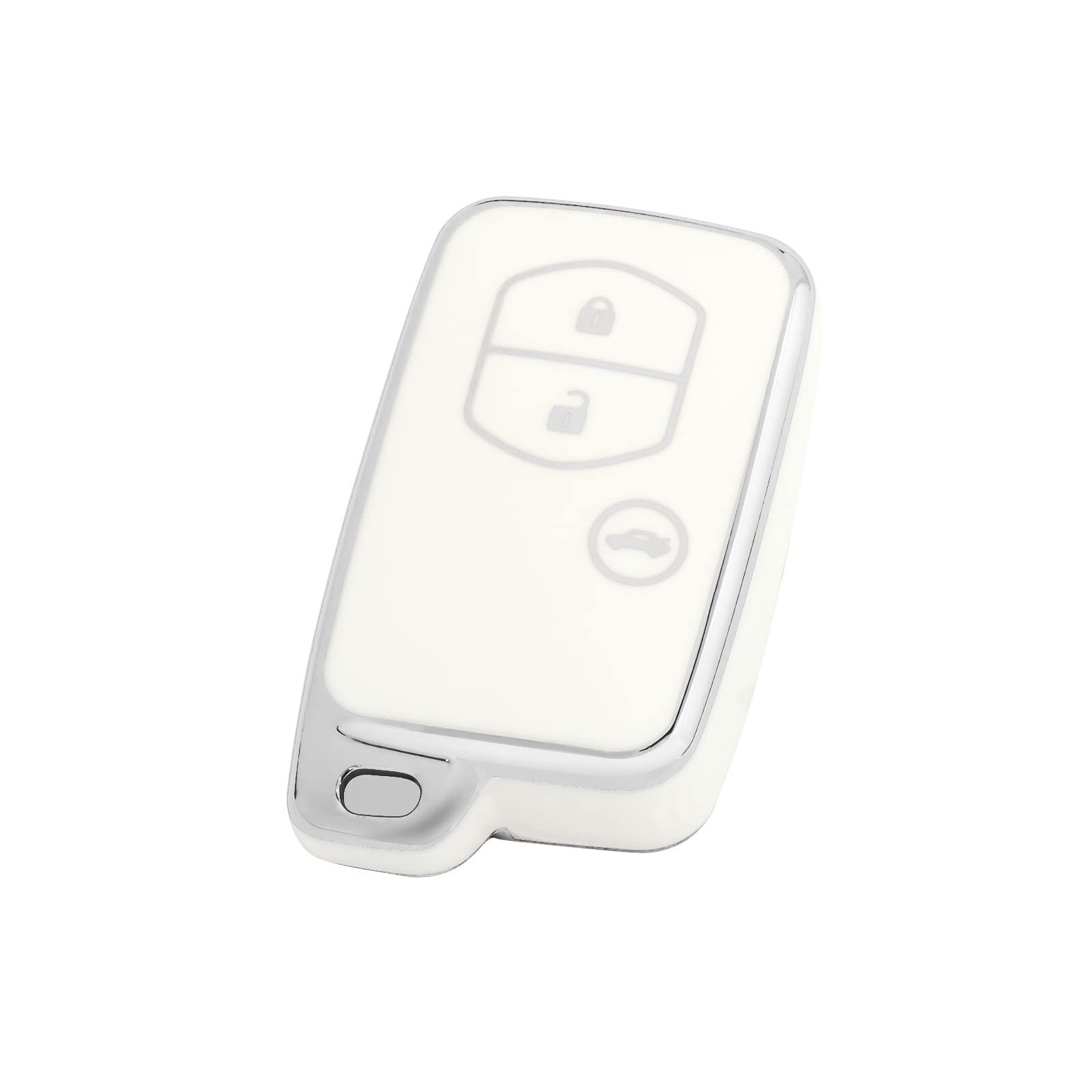 

Compatible Toyota Smart Key Case, Key Holder, Aqua Vitz, Corolla Prius, Stylish, Protection, Good белый