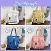 Canvas Tote Bag For Women Large Capacity Casual Shoulder Crossbody Urban Style