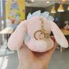 Adorable Plush Bunny Keychain Doll Cute Cotton Toy Couple Gift Soft Stuffed Animal