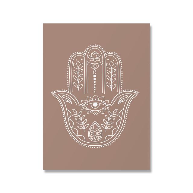 

Мандала Будда Лотос Абстрактные Бохо Wall Art Печать Холст Картины Плакаты HD Картинки Zen Line Гостиная Домашний Декор Интерьера 21x30cm No Framed