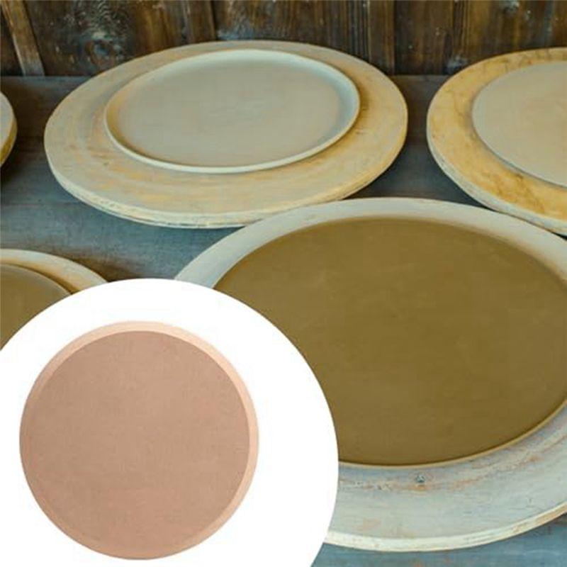 M-Modern-2 Piece Plate Forming Mold Handbuilding Dish Plate Slump Mold 8In And 12In For Clay Round Clay Mold