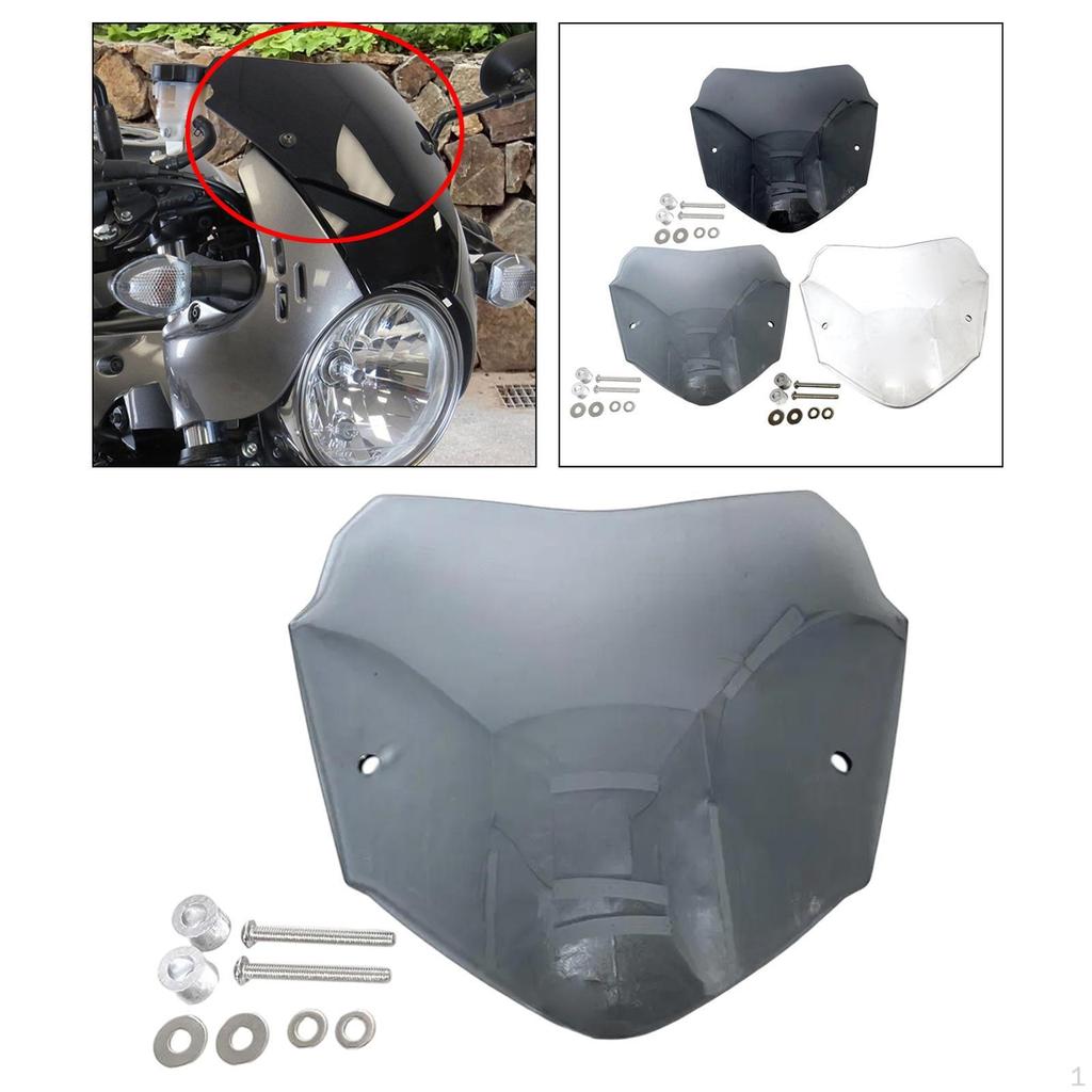 Extension Windscreen Front Fairing Windshield PC Stylish Motorbike Replacement Accessories Sturdy