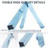 [Ohcol] Wedding Tie, Funeral Tie, Formal Business Tie, Funeral, Memorial Service, Men's Formal Wear, 3.15 inch (8 cm) width, Solid Blue Tie