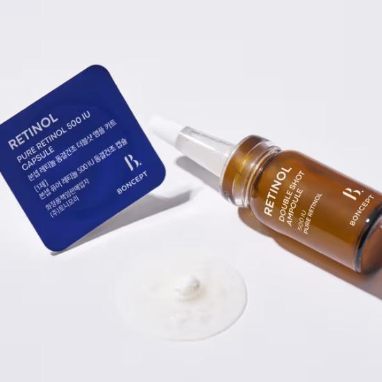 Boncept Retinol Freeze-Dried Double Shot Ampoule Kit 45mg + 10ml