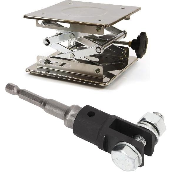 Scissor Jack Adapter, Car Jack Adapter for Double Hole Jacks, 1/2 Inch Adapter, Car Repair Tool for Vehicle Maintenance, Home Use, Auto Repair, DIY