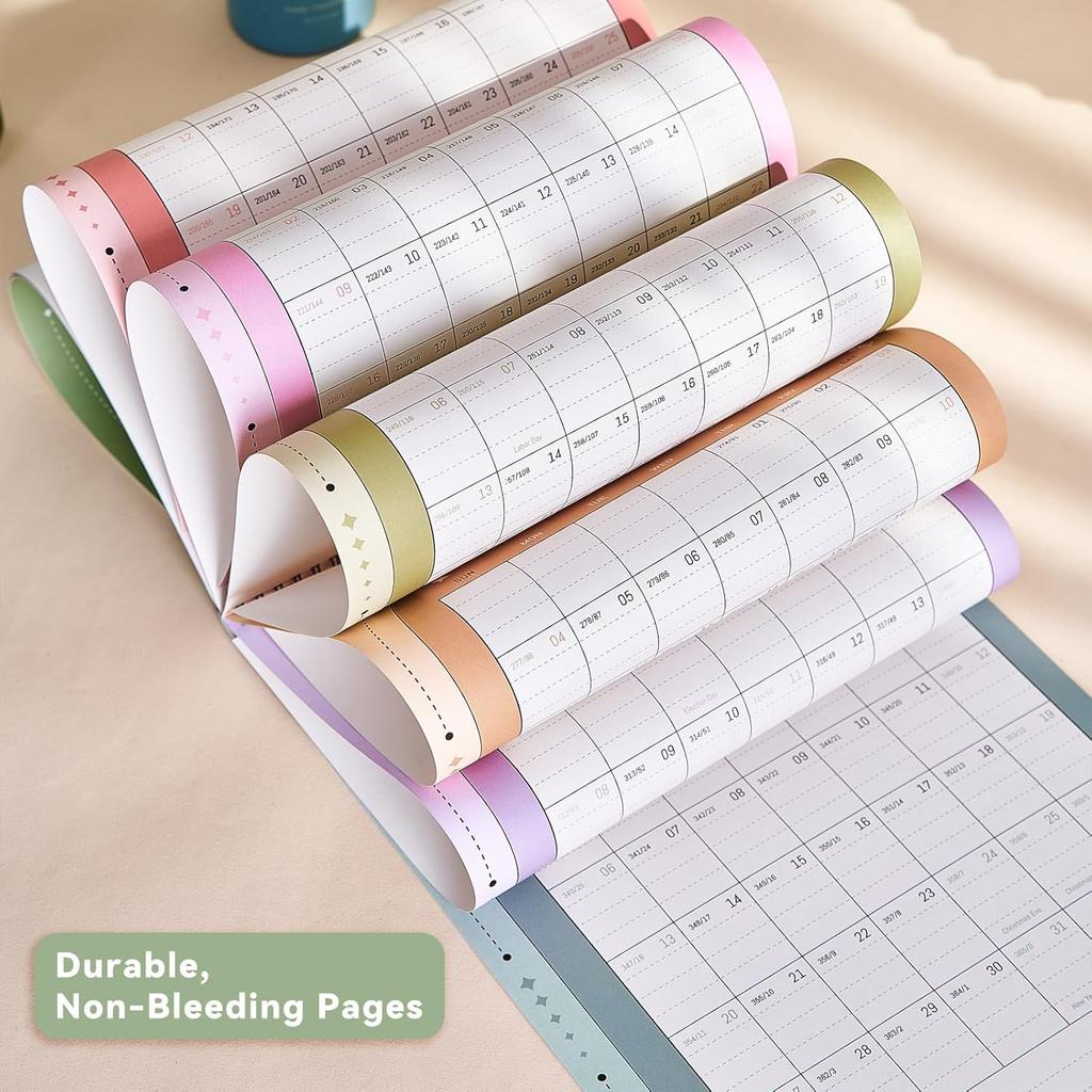 Aesthetic Wall Calendar 2026 10" x 15", Run from January 2026 to June 2027 Vertical Calendar,18-Month Hanging Monthly Calendars, Positive Planner for