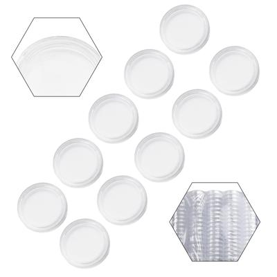 100pcs Coin Capsule 16MM Commemorative Transparent Plastic Small Applied