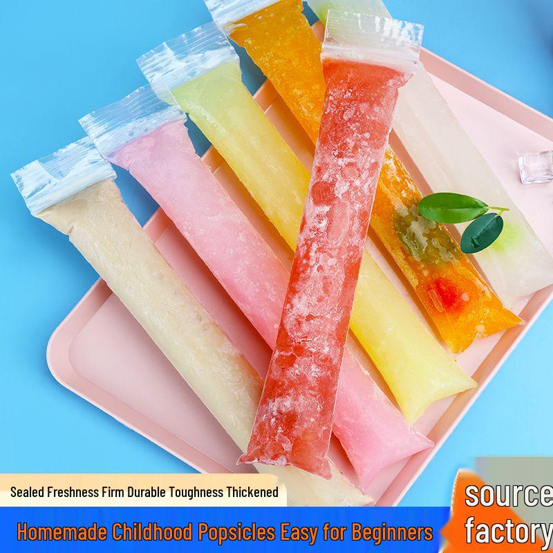 

DIY Disposable Popsicle Bags - Food Grade, Quick Release, Free Shipping Food Grade Popsicle Bags [10 pcs] with Funnel