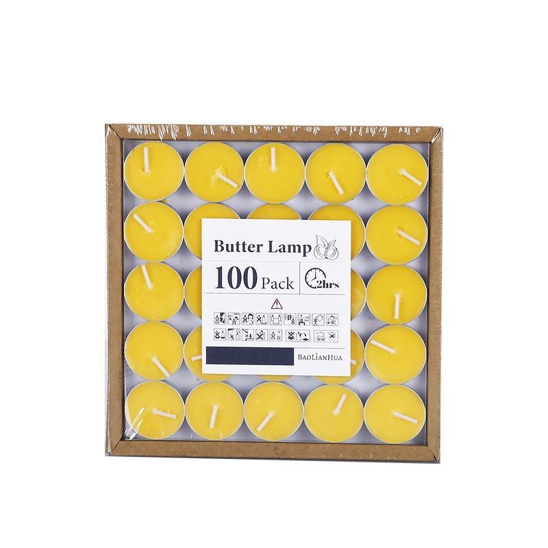 Smokeless Odorless White Tea Light Candles for Heating, Scented Candle Wax for Sealing, and Warming Tea.