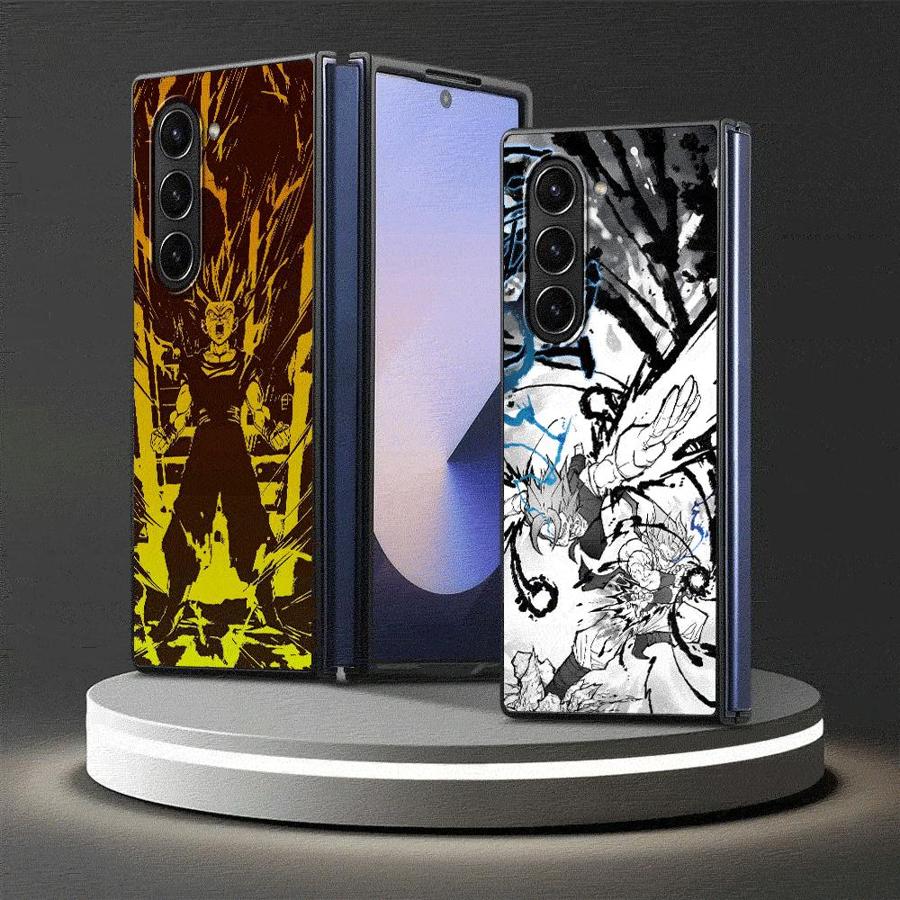 Dragon Ball Anime Goku Case for Samsung Galaxy Z Fold 7 6 5 4 3 ZFold7 ZFold5 ZFold3 ZFold6 ZFold4 Back Phone Cover