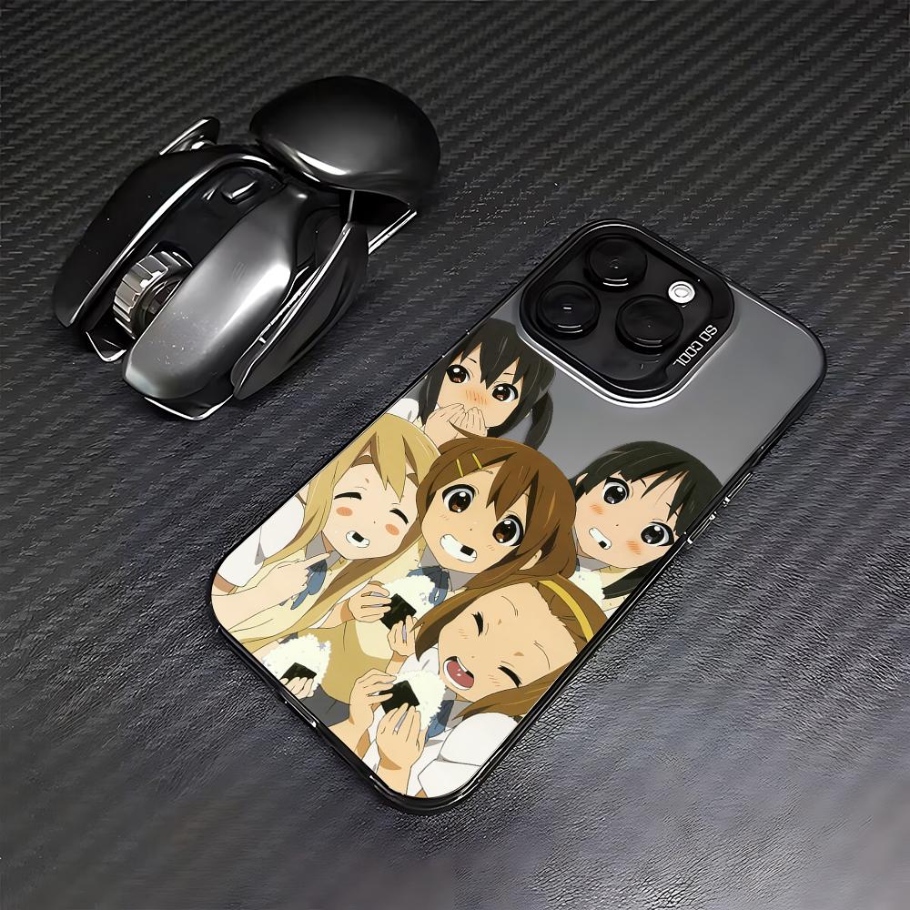 Cute Japanese Anime Girl K-ON Phone Case For iPhone 17 16 15 14 13 12 11 mini Pro Max X XR XSMAX 8 Air Plus Anti Fall Matte Back