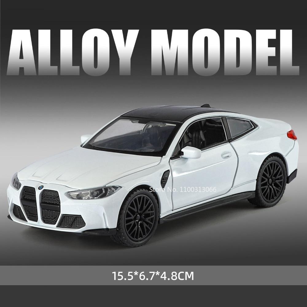 1:32 M4 Toys Cars Models Alloy Diecast With Sound Light Miniature Vehicles Exquisite Interior Supercar Perfect Gifts for Kids