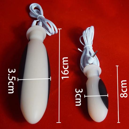 Elektroschock Spielzeug Anal Plug Dilatator, BDSM Elektrische Po-Stecker, Elektroschock Elektrostimulator, E-Stim Estim Sex, Elektrosex