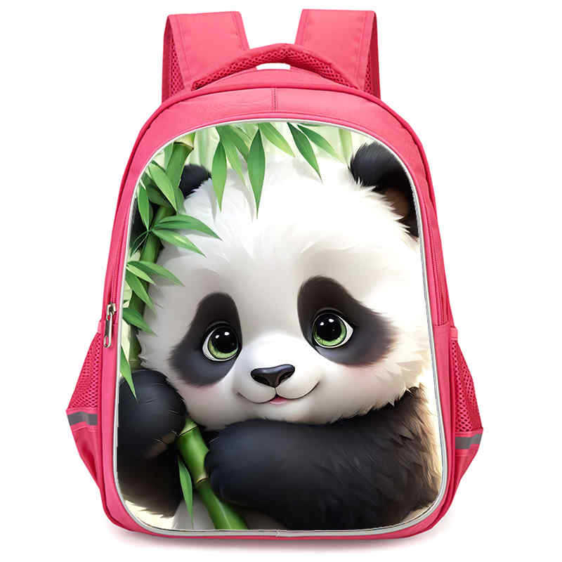 Panda Niedliche Schultasche Verschleißfest Großes Fassungsvermögen Wirbelsäulenschutz Und Anti-Buckel Schüler Party Must-Have Leichter Rucksack