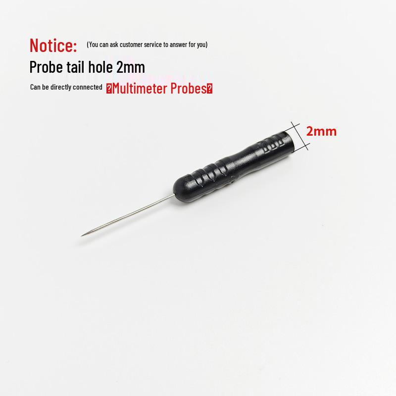 Universal Multimeter Test Lead Extension with Non-Destructive Piercing Probe and Fine Steel Needle for Auto Repair Detection