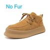 Fashion Men Suede Thick Soled Office Walking Shoes Soft Soled Genuine Leather Shoes Round Toe Flat Designer Antiskid Oxford Shoes2025New