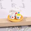 Model Dollhouse Miniature Teapot Cups Set Kettle Simulation Teapot Model  Dollhouse Accessories