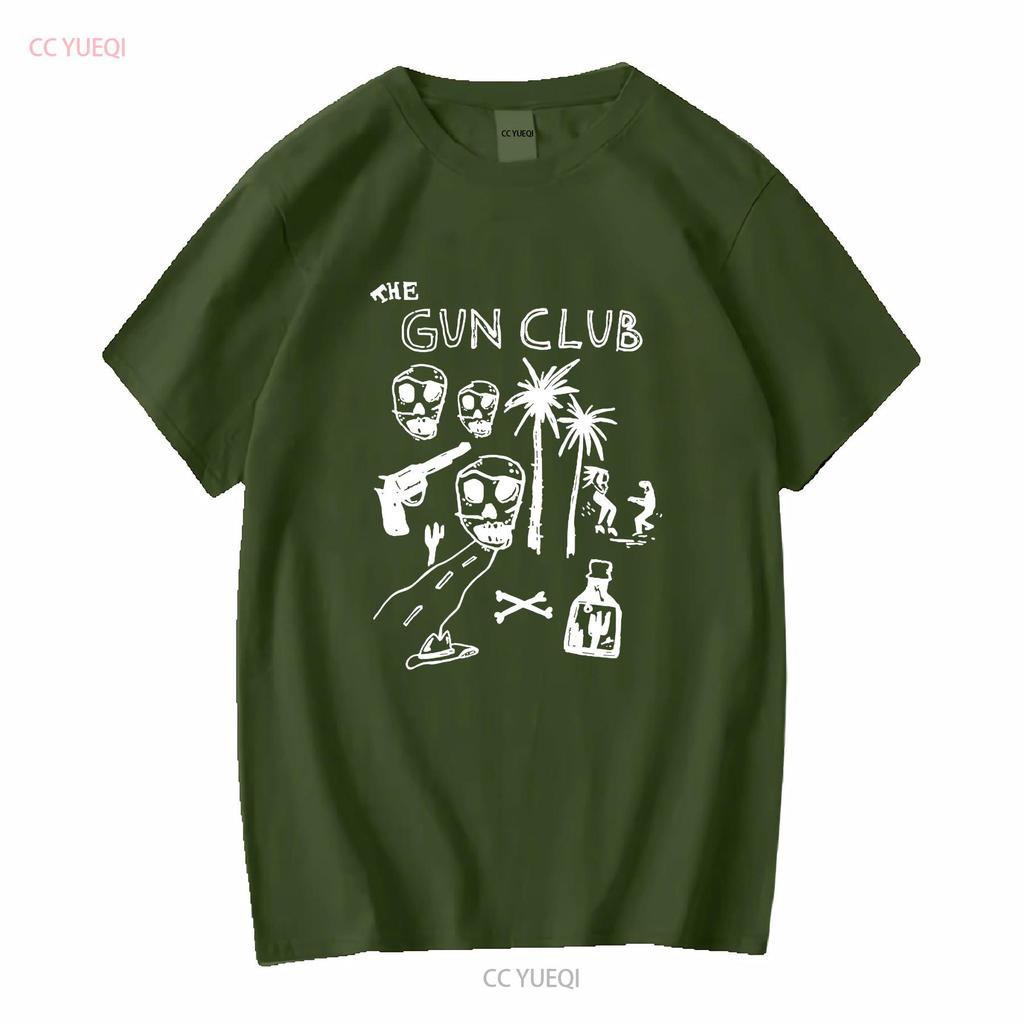 The Gun Club T Shirt Post Punk Band Sh vintage Washed Stretched graphic Unisex fashion Soft Slightly streetwear Casual