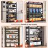 Beifu 5-Tier Adjustable Carbon Steel Kitchen Storage Rack