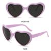 Cosplay Heart Sunglasses UV400 Protection Beach Shades Cute Party Glasses  for Women