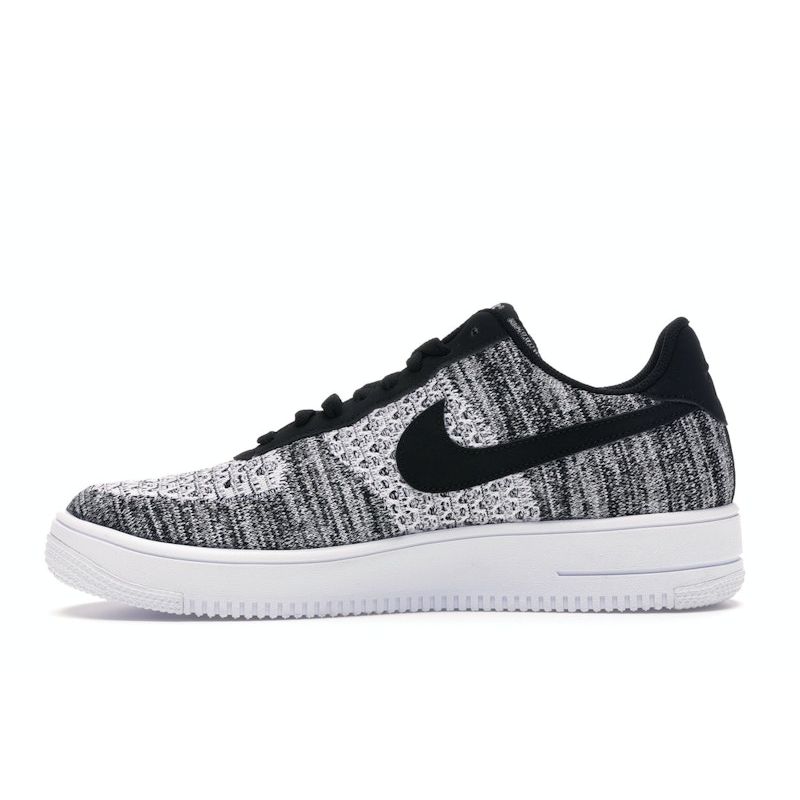 Nike Air Force 1 Flyknit Low 2.0 Oreo Unisex Sneakers Black Pure-Platinum-Black-White AV3042-001