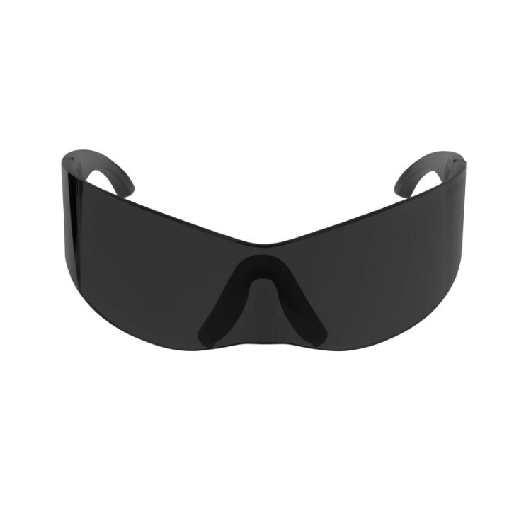 Balenciaga Solid Color Design Injection Molded Irregular Shape Sunglasses Men Sunglasses Black 768060T00031000
