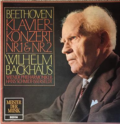 LP Record BEETHOVEN WILHELM BACKHAUS VIENNESE Piano Concerto No. 1  No. 2 641968AN DECCA Germany Classical Used