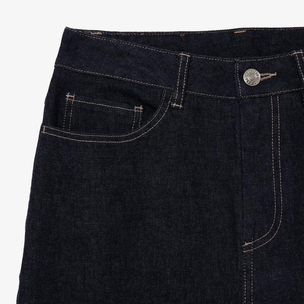 [Lacoste] Women's Semi-Wide Denim Pants HF816E-56GHDE