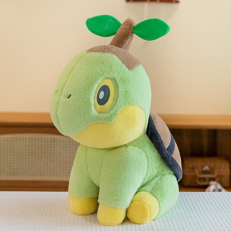

Cartoon Anime Magic Baby Pocket Monster Character Grass Sprout Turtle Stuffed Plush Doll Cute Elf Doll Christmas Gift 31cm-50cm