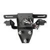 For ZONTES 703R 703RR Motorcycle License Plate Holder With Rear LED Turn Signal Tail Light Tidy Fender Eliminator