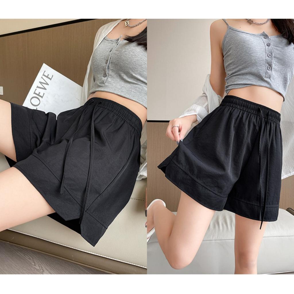 Sports Shorts Women's Spring and Summer Outside, Ice Silk Quick Dry Loose Casual Five Minutes Pants